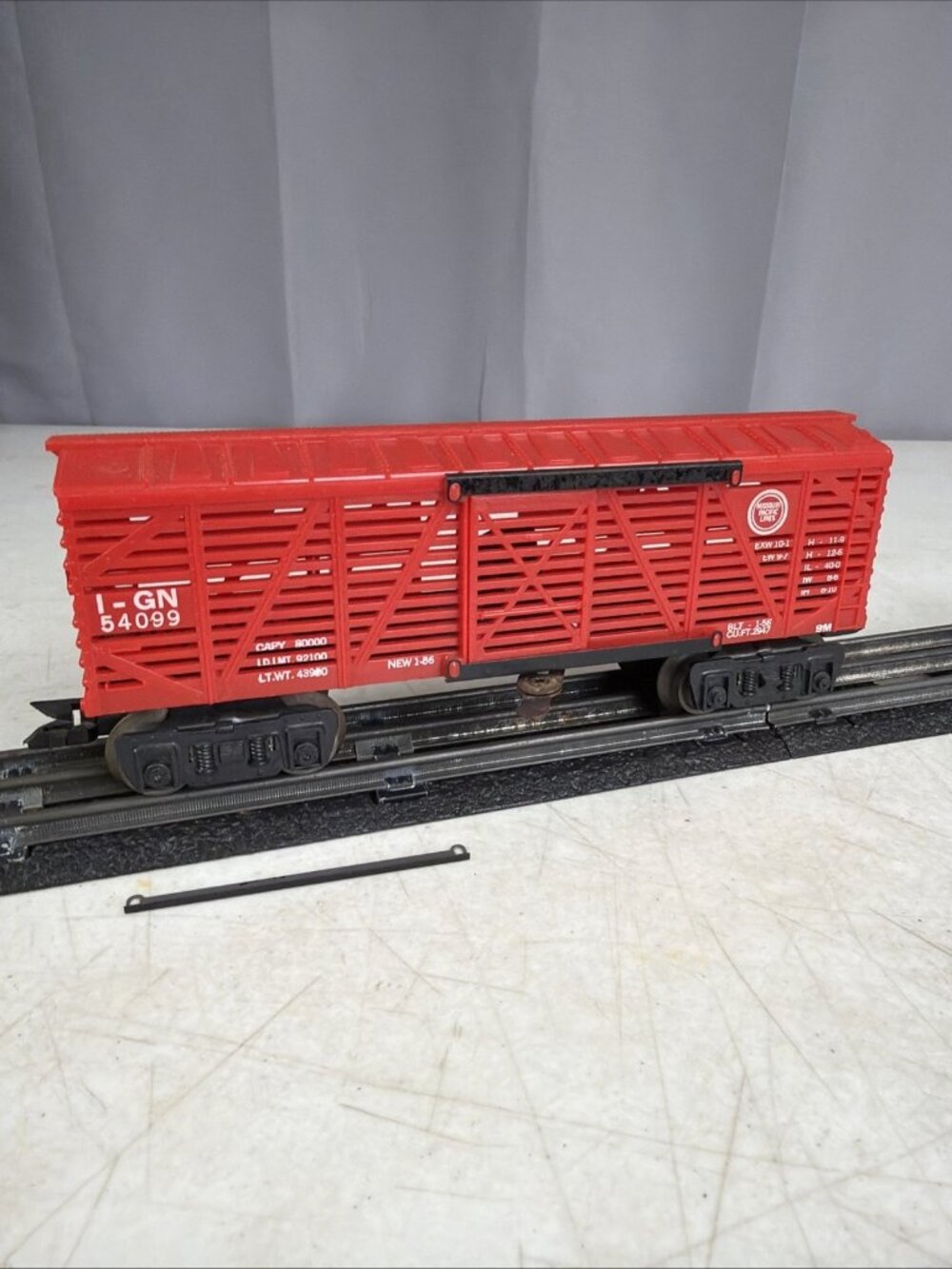 Marx #54099 Missouri Pacific Lines Operating Stock car Parts